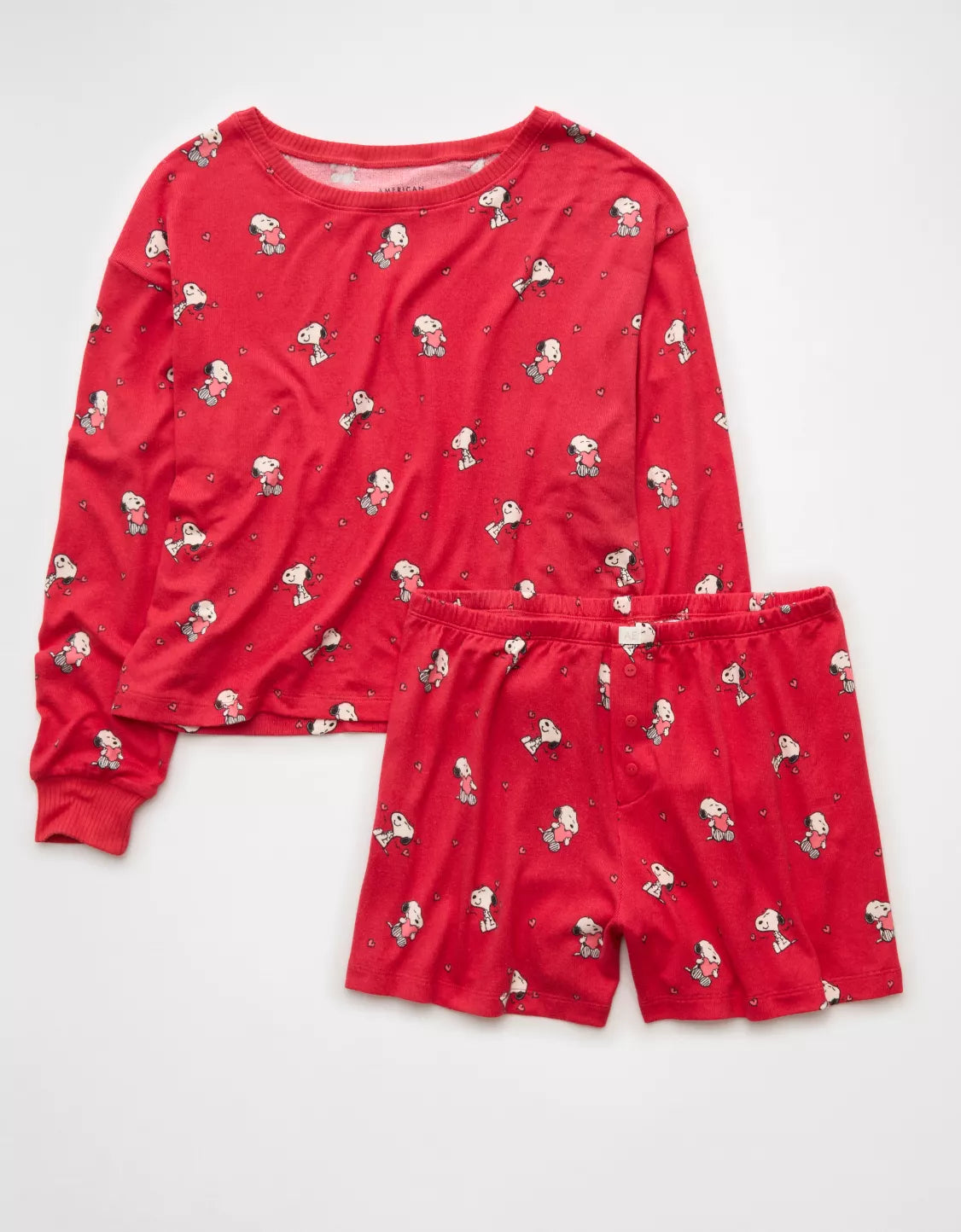 PIJAMA DE SAN VALENTÍN SNOOPY
