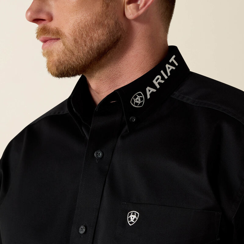 CAMISA ARIAT COLOR NEGRO