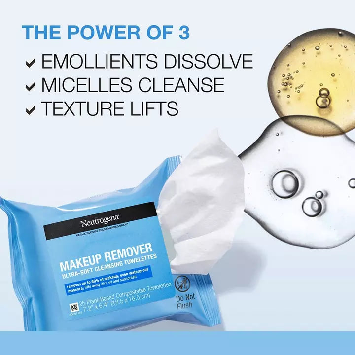 TOALLAS DESMAQUILLANTES NEUTROGENA