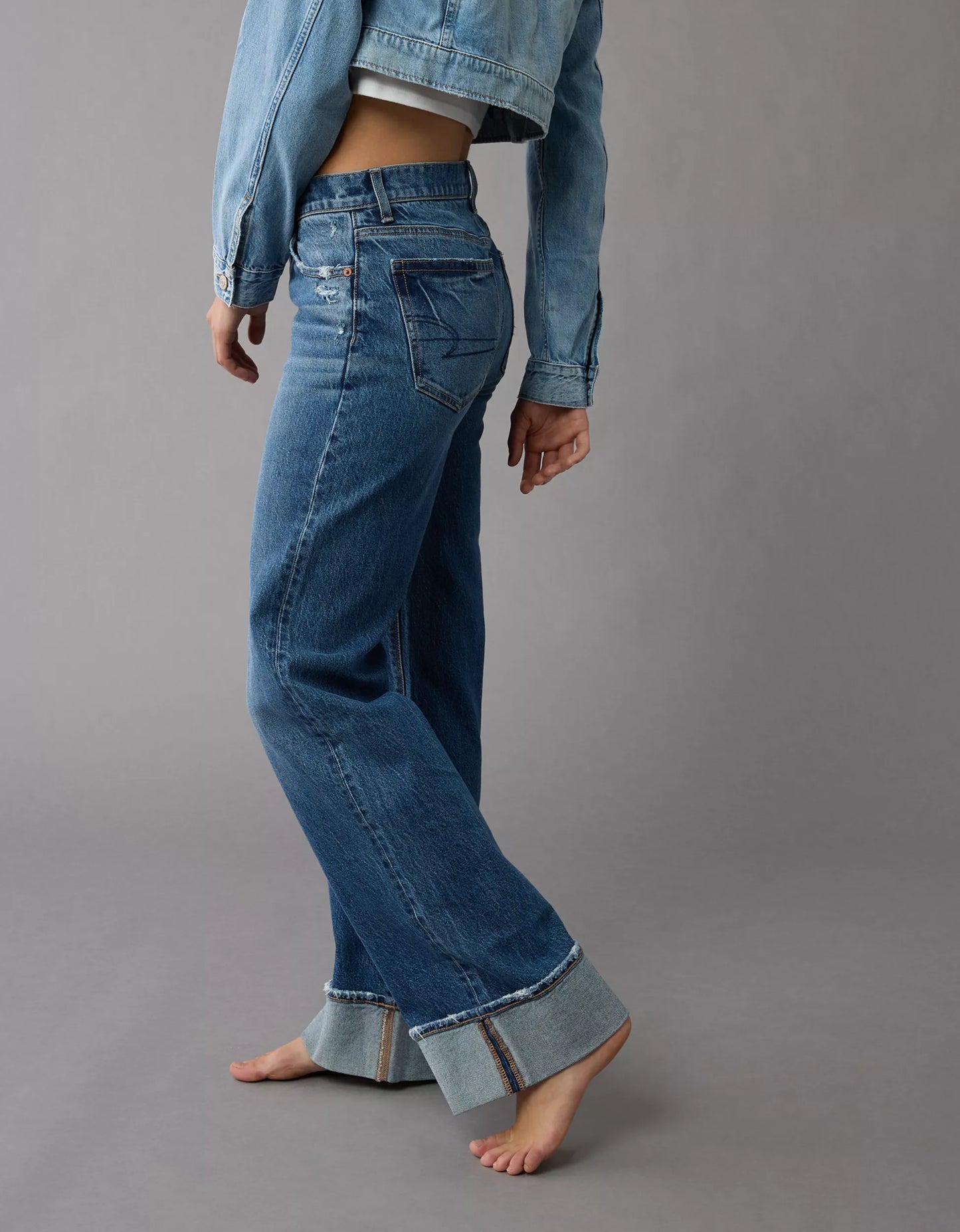 CUFFED JEAN AMERICAN EAGLE