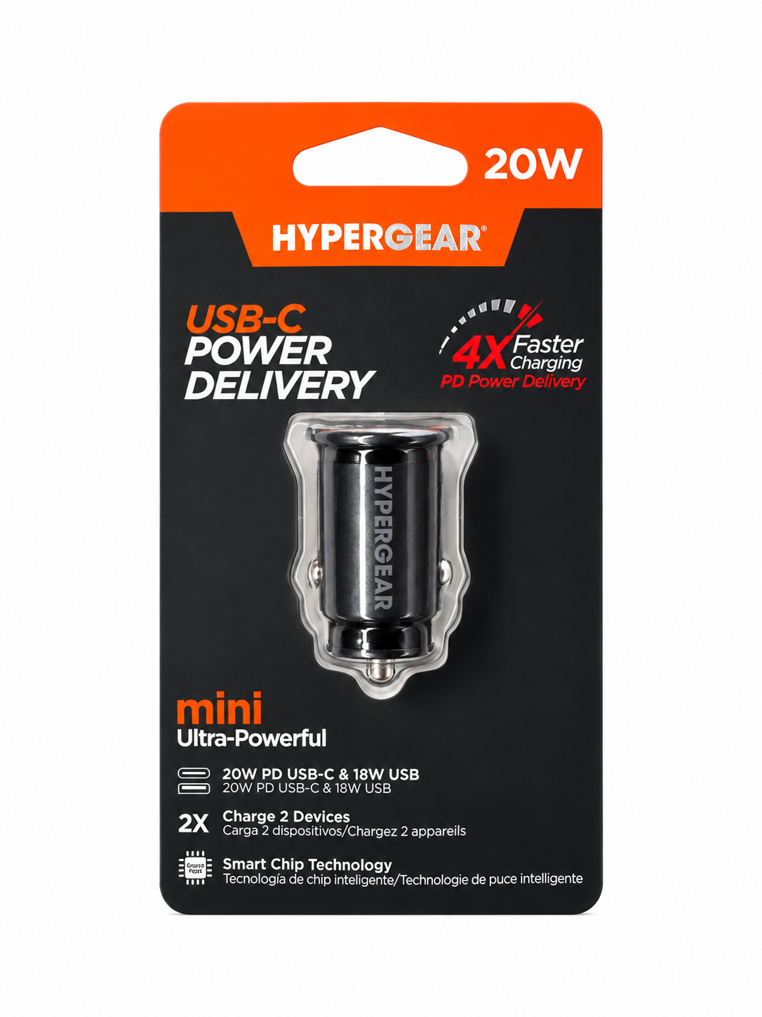 ADAPTADOR DE CARGA USB- C PARA CARRO