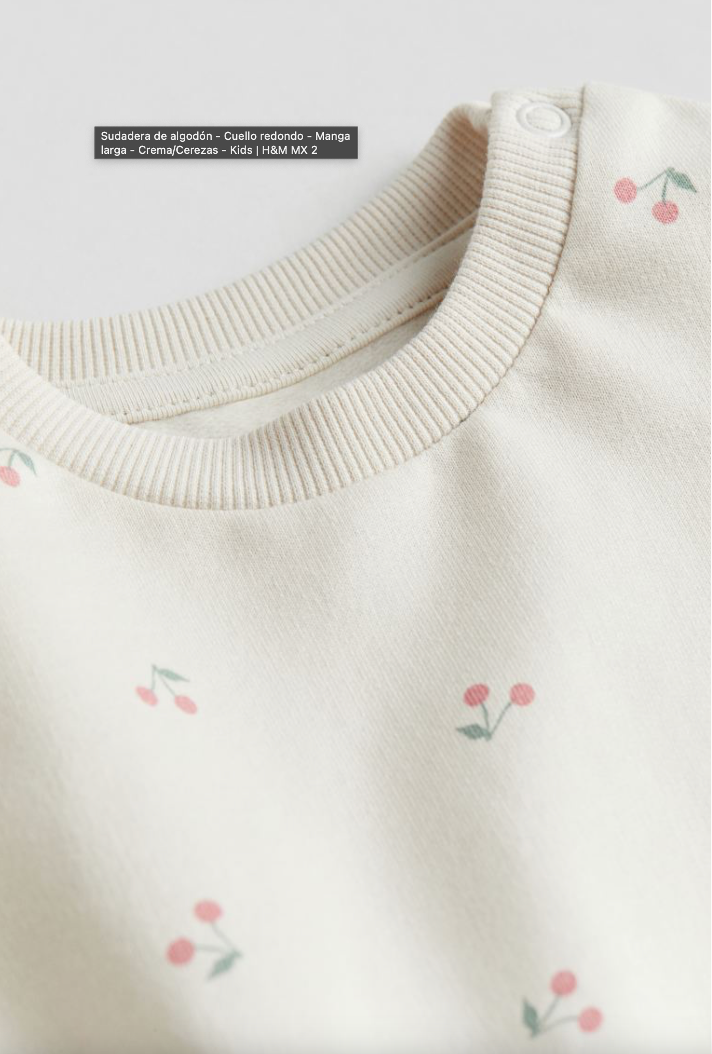 SUDADERA DE ALGODON H&M