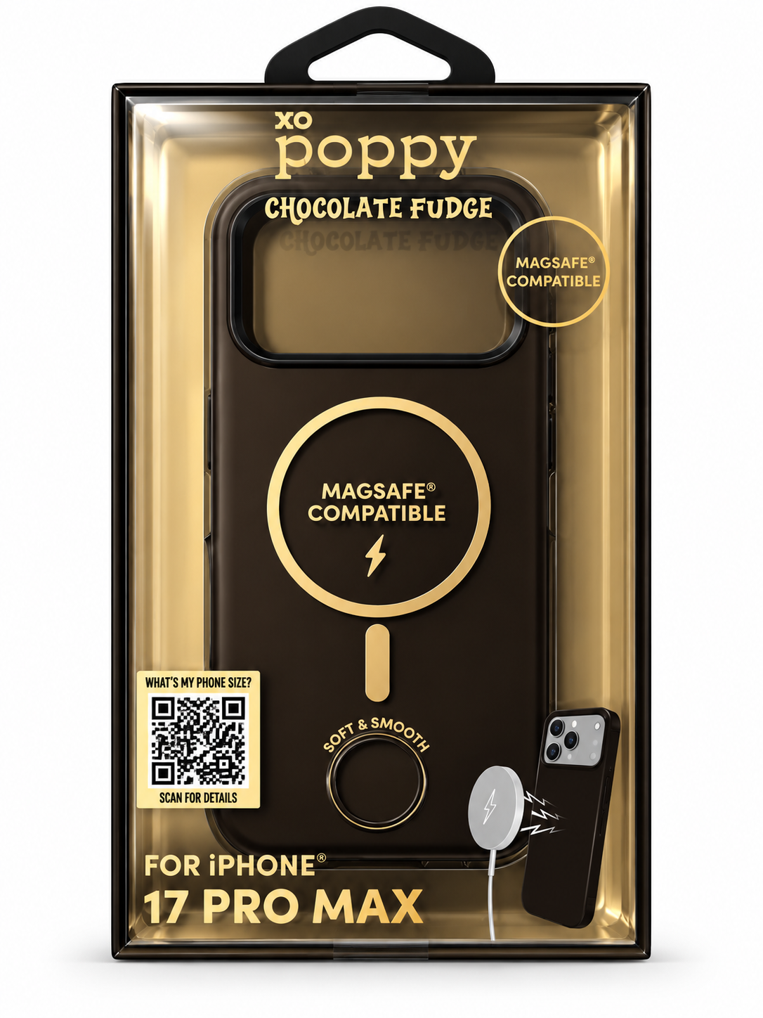 PROTECTOR PARA TELEFONO 17 PRO MAX XO POPPY