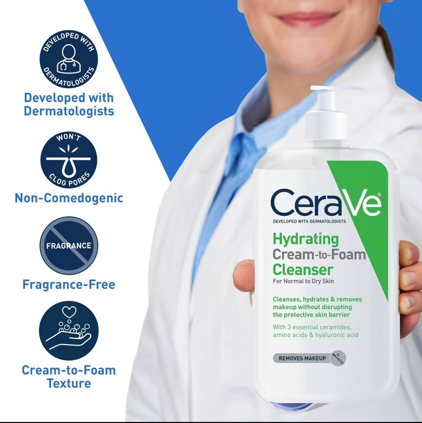 LIMPIADOR Y DESMAQUILLANTE CERAVE