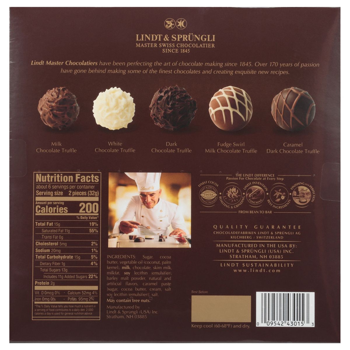 CHOCOLATES LINDT GOURMET