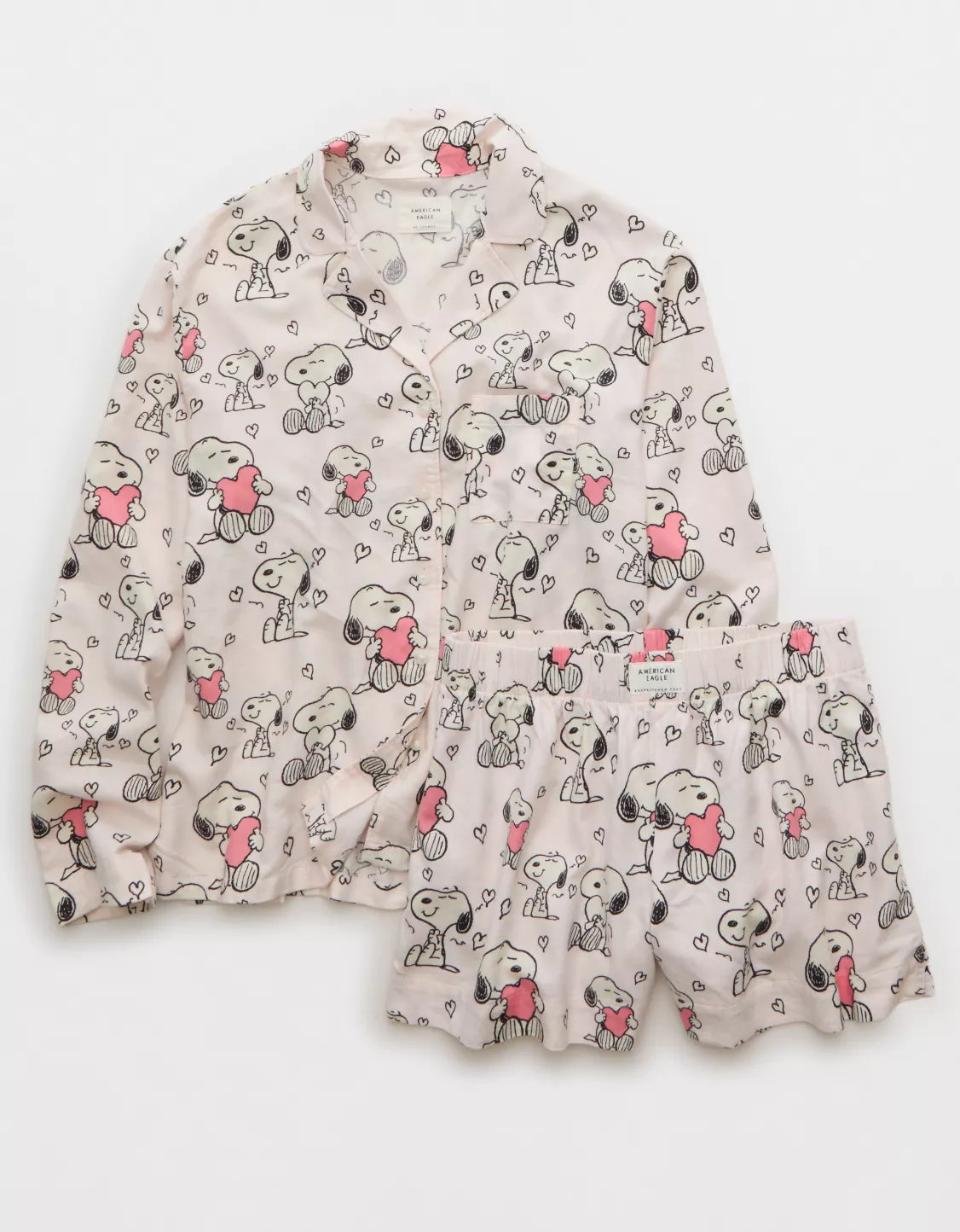 PIJAMA DE SAN VALENTÍN SNOOPY