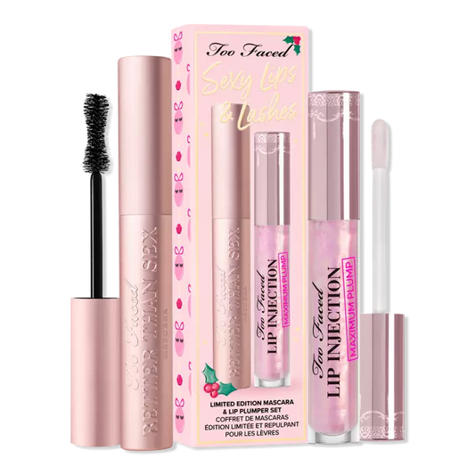 SET LIPS & LASHES TOO FACED