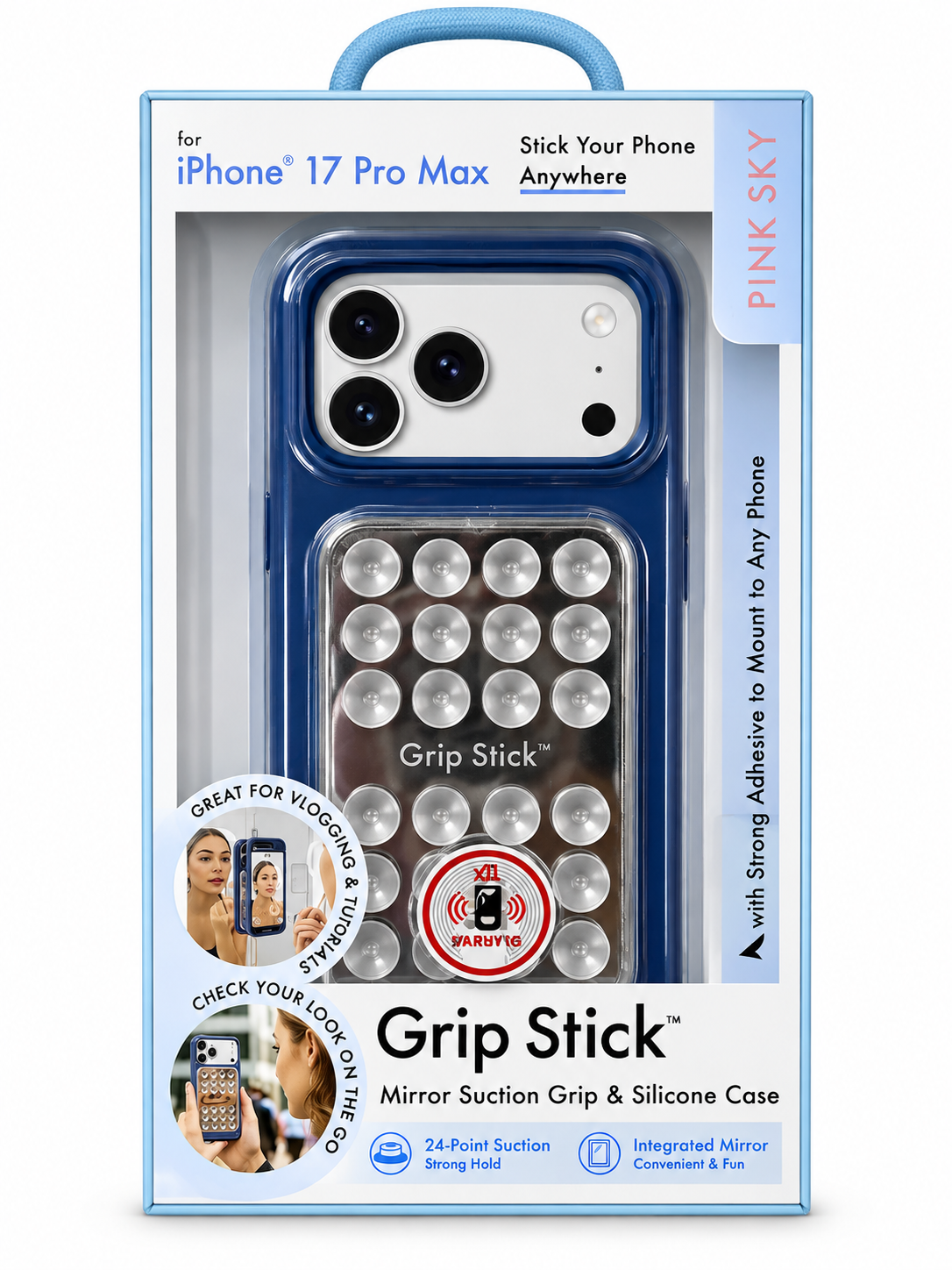 PROTECTOR PARA TELEFONO 17 PRO MAX GRIP STICK