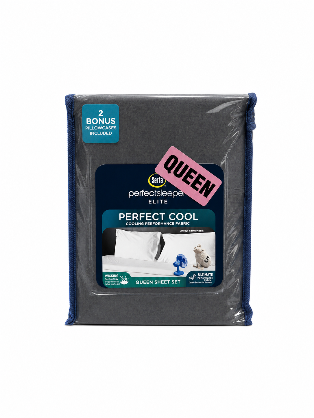 SET DE SABANAS QUEEN SERTA PERFEC
