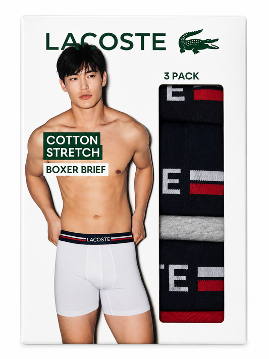 PAQ. BOXER LACOSTE