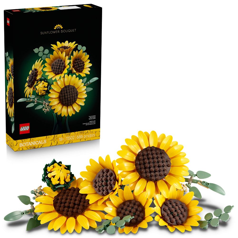BOUQUET DE GIRASOLES LEGO