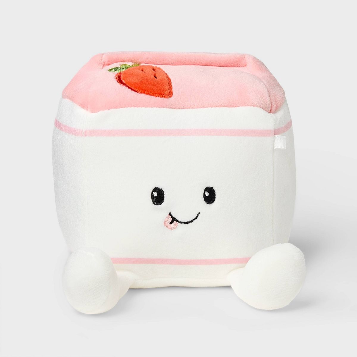 MINI PELUCHE DE LECHE Y FRESA