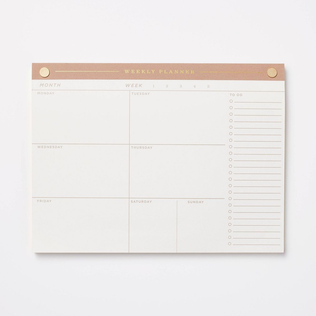 CALENDARIO SEMANAL 2026