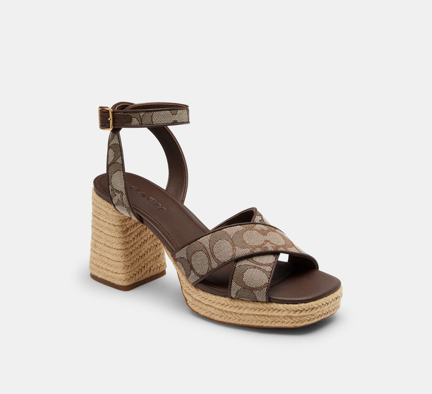 SANDALIAS DE TACON COACH