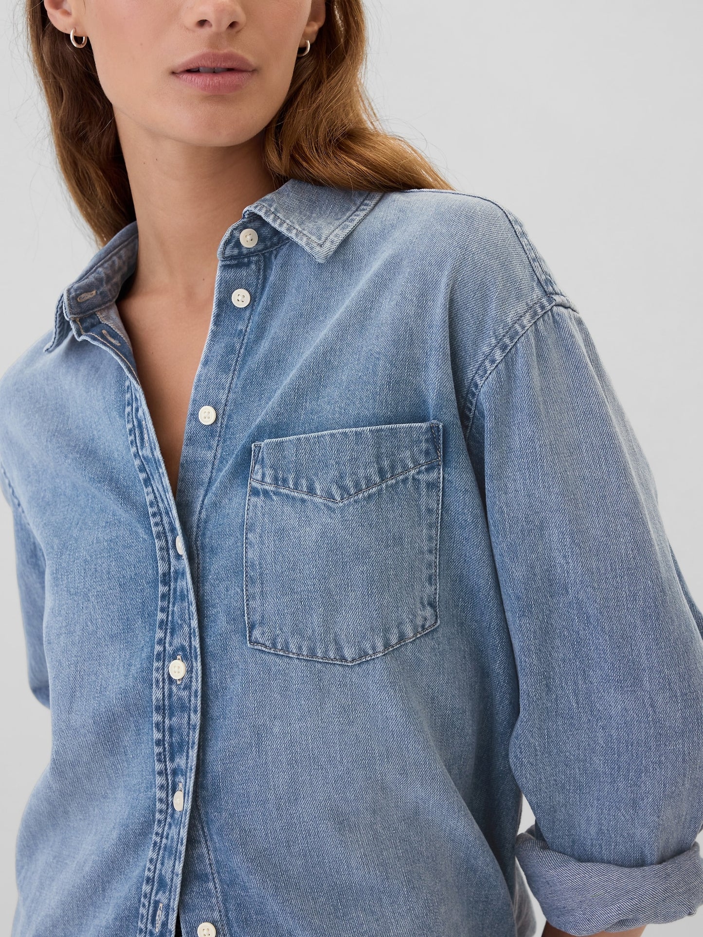 CAMISA DE JEAN GAP