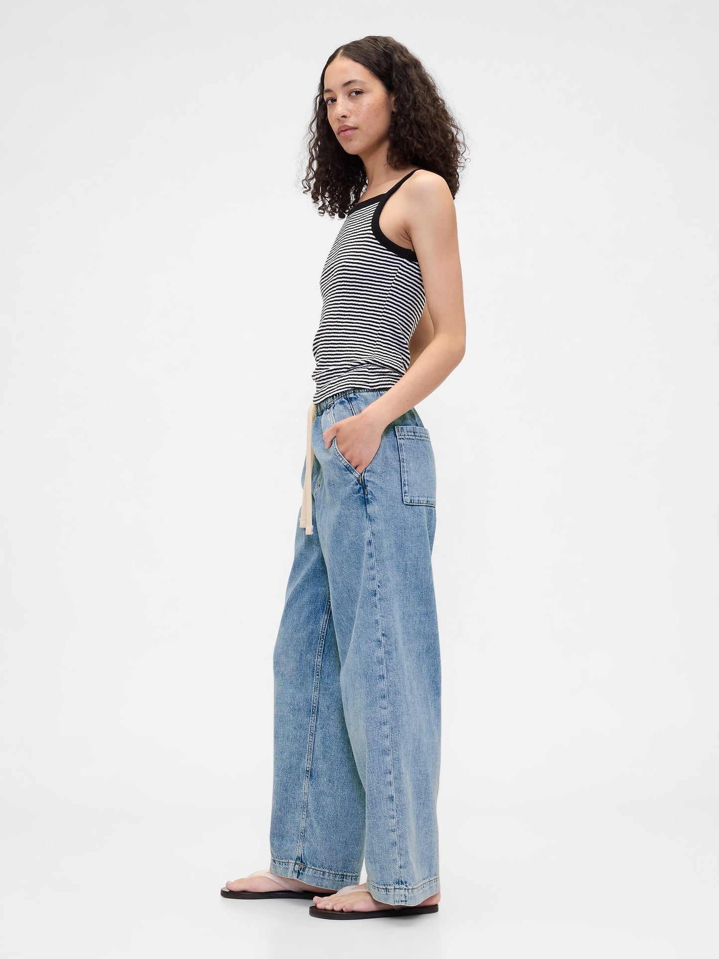 JEAN WIDE LEG GAP