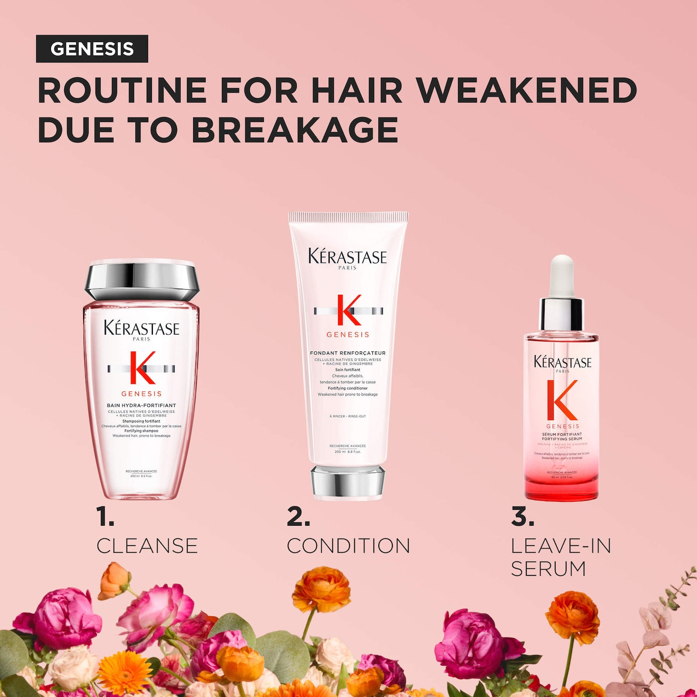TRIO PARA EL CABELLO GENESIS