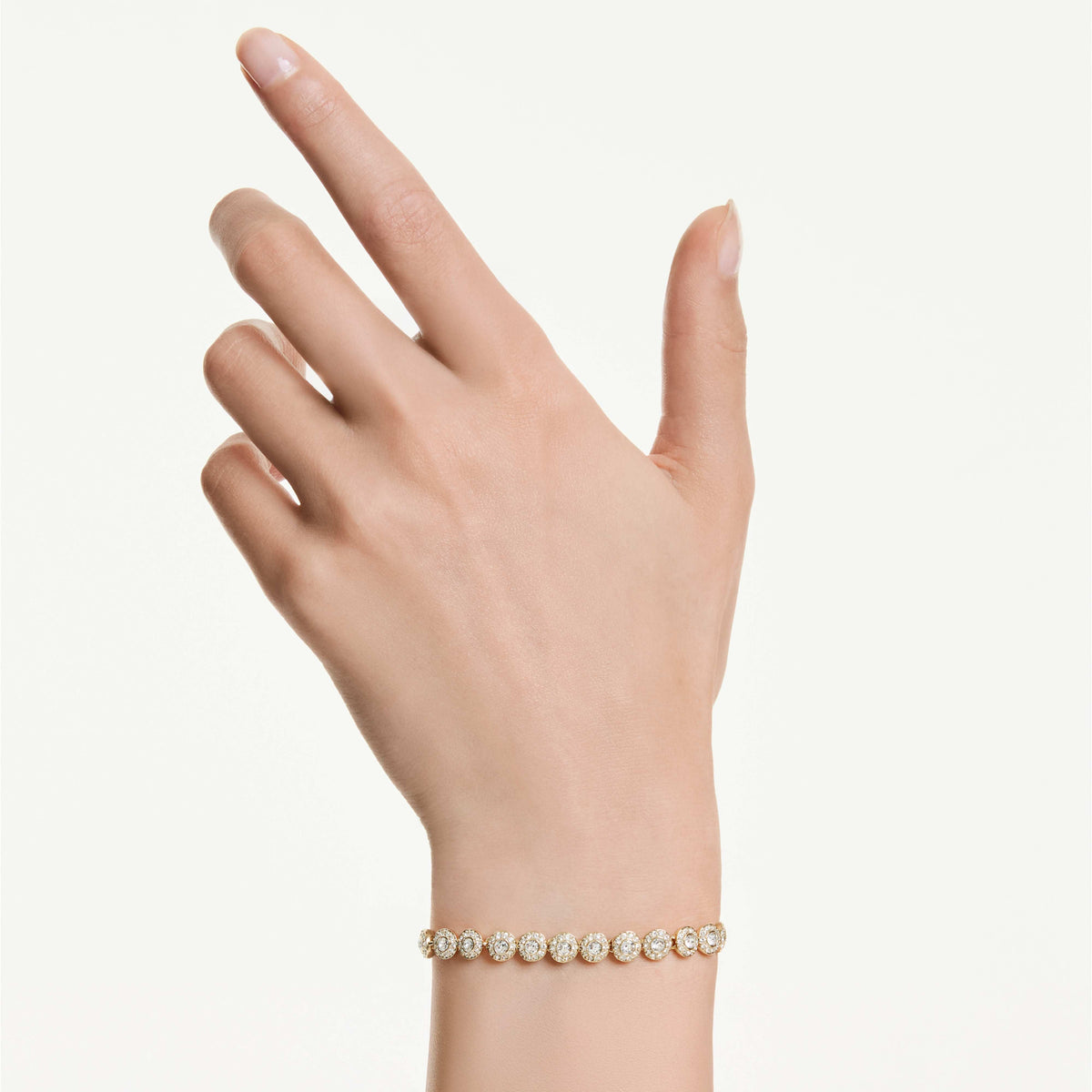 BRASALETE SWAROSVSKI ORO 18K
