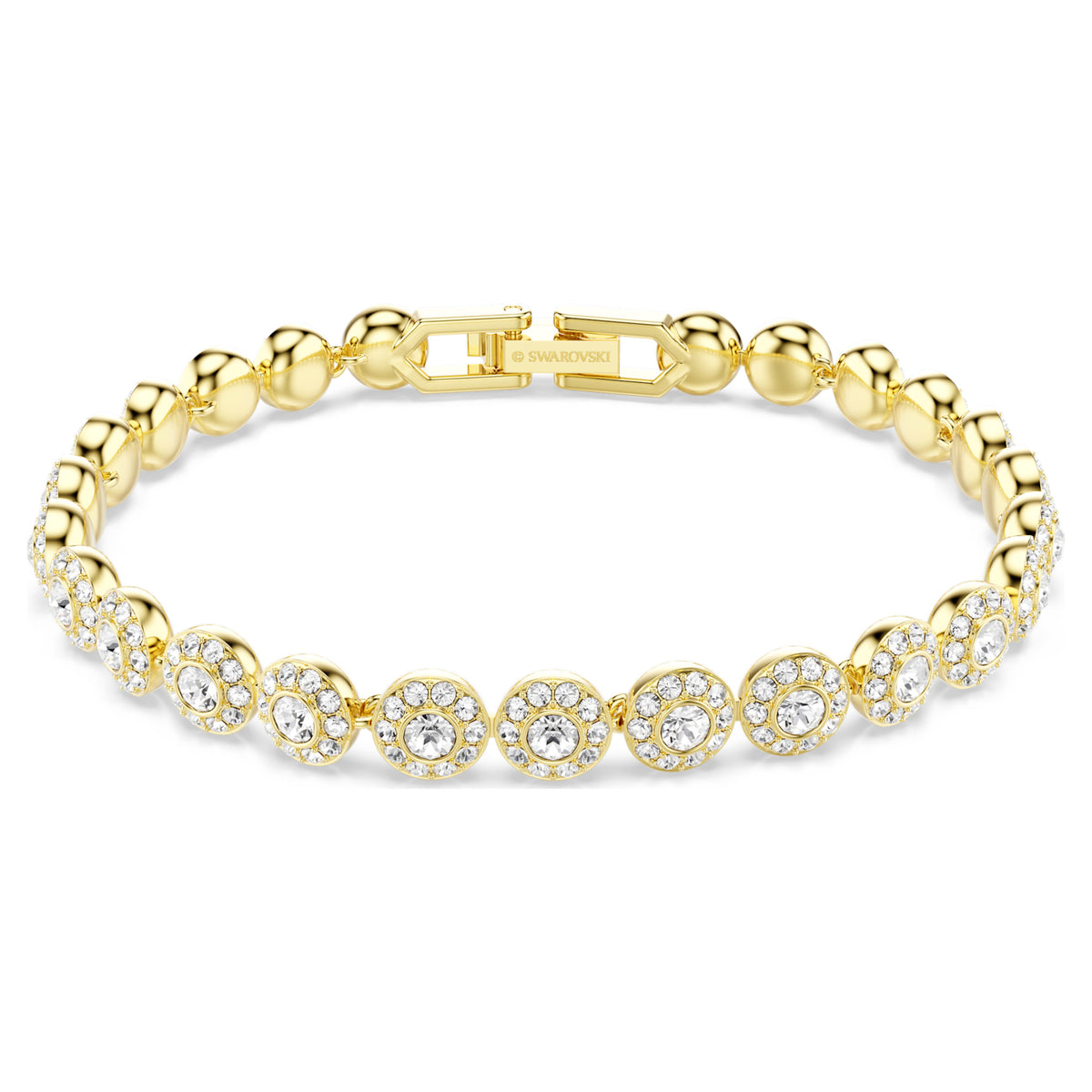 BRASALETE SWAROSVSKI ORO 18K